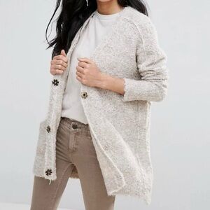 Free People Boucle Cardi